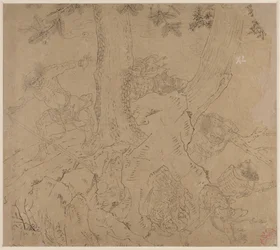 Album of Daoist and Buddhist Themes: Search the Mountain: Leaf 46, 1200s