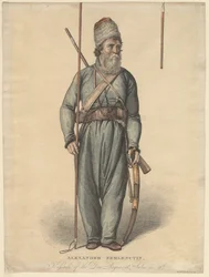 Alexander Zemlyanukhin, Cossack of the Don Regiment, ca 1813
