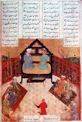 Alexander the Great Talking to Wise Men and Scholars
