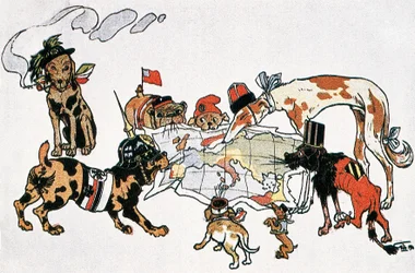 Allegorical Caricature of the First World War
