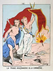 Allegory of Freemasonry and the Commune, Paris Commune, 1871