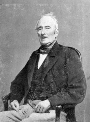 Alphonse de Lamartine, French writer, poet and politician, 1867