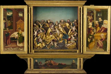 Altarpiece with Scenes from the Life of the Virgin, German