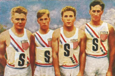 American team, 4 x 100m relay