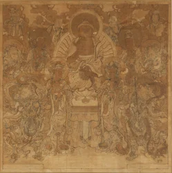 Amitabha Buddha’s assembly in the Western Paradise, late 18th-early 19th century