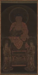 Amitabha Triad, ca. 13th century