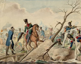 An Episode from the Battle of Leipzig