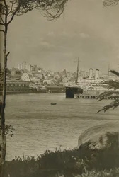 An Orient Liner Berthed in Woolloomooloo Bay