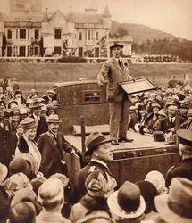 An Auction for Charity at Balmoral, 1930s