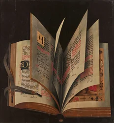 An open book, mid 16th century