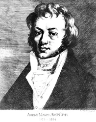 Andre-Marie Ampere, French physicist and mathematician, c 1810