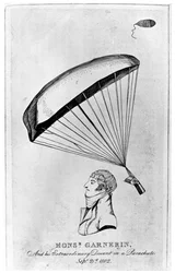 Andre Jacques Garnerin, French aeronaut and the first parachutist
