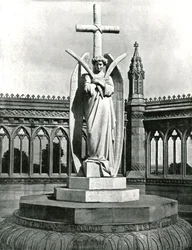 Angel of the Memorial Well, Cawnpore, India, 1895