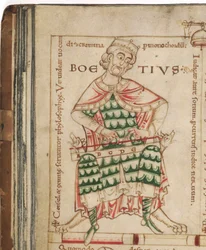 Anicius Manlius Severinus Boethius (From: De institutione musica by Boethius)