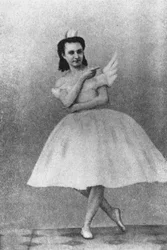 Anna Sobeshchanskaya as Odette in the Ballet Swan Lake, Moscow, 1877