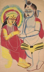 Annapurna and Shiva, 1800s