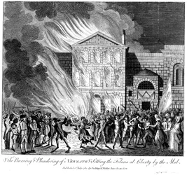 Anti-Catholic Gordon Riots, London