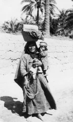 Arab Woman and Child