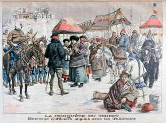 Armed invasion of Tibet by British and Indian forces