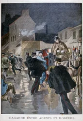 Arrested by the police, Paris