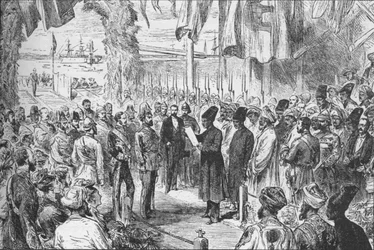 Arrival of the Prince of Wales at Bombay, India, on 8 November 1875