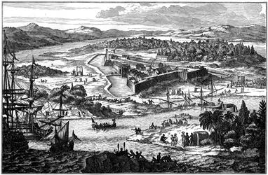 Arx Carolina, the ancient fortified settlement at Charleston, South Carolina