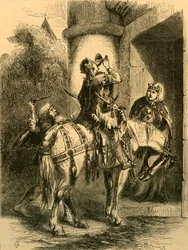 Assassination of Edward the Martyr, c1890