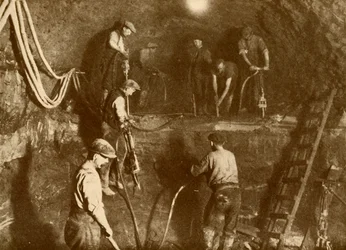 At Work on the New Mersey Tunnel, c1930
