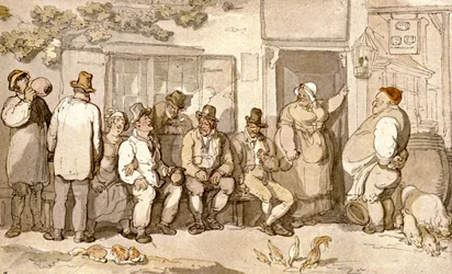 At the Door of Their Inn
