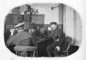 At the Telephone, London Fire Brigade