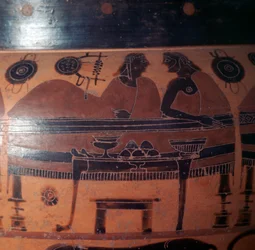 Attic Red-Figure Greek Vase, 6th Century BC