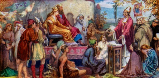 Augustine Preaching to Ethelbert and Bertha