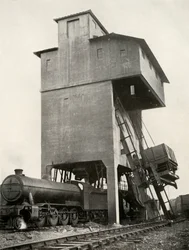 Automatic Coaling at Hornsey Station, Middlesex