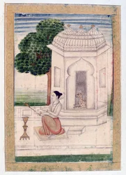 Bamgali Ragini, Ragamala Album, School of Rajasthan