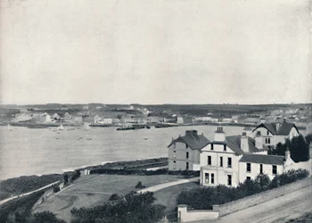 Bangor - The Town and the Bay, from Mornington Park, Princeton