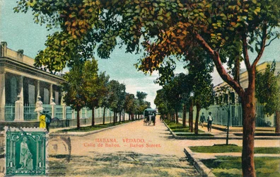 Banos Street, Havana, Cuba, c1910
