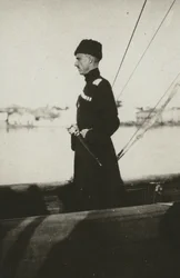Baron Pyotr Nikolayevich Wrangel on the Yacht Lucullus. Lemnos