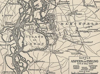 Battle of Aspern or Essling, 21st of May 1809