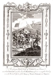 Battle of Crecy in France, 1346