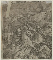 Battle of the Milvian Bridge fragment verso