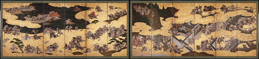 Battle Scenes from the Tale of Heike (Heike Monogatari)