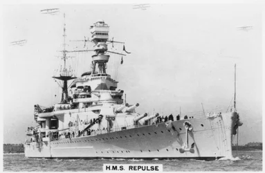 Battlecruiser HMS Repulse, 1937