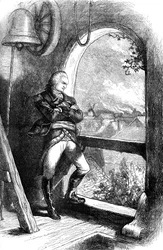 Benedict Arnold Viewing the Destruction of New London, 1781, c. 1880