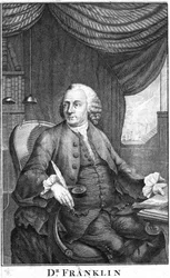 Benjamin Franklin, American scientist, inventor and statesman, late 18th century