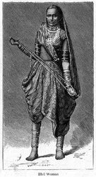 Bhil Woman, 1886