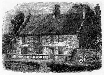 Birthplace of Reverend James Hervey, Hardingston, Near Northampton, 1840