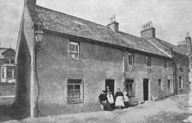 Birthplace of J.M. Barrie, Scottish playwright and novelist, Kirriemuir, Angus, Scotland