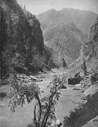 Black Canyon of the Gunnison, Col., c1897.
