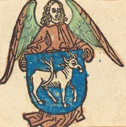 Bookplate of Hilprand Brandenburg of Bibrach