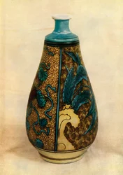 Bottle - Japanese Kutani, late 17th century